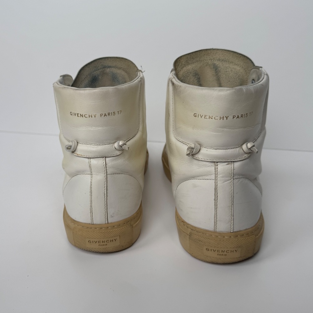 Givenchy Paris Off-White High-Top Sneakers | Men’s 12 - Picture 3 of 5